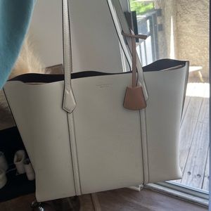 White Tory Burch Tote with original Dust Bag